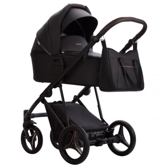 Bebetto Flavio Pro 3 in 1 Isofix Base Travel System Bundle PRO 06 Black